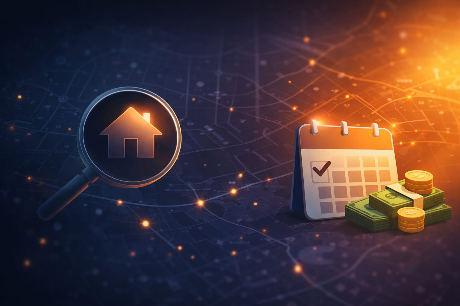 HVAC SEO strategy concept with search visibility and booked jobs