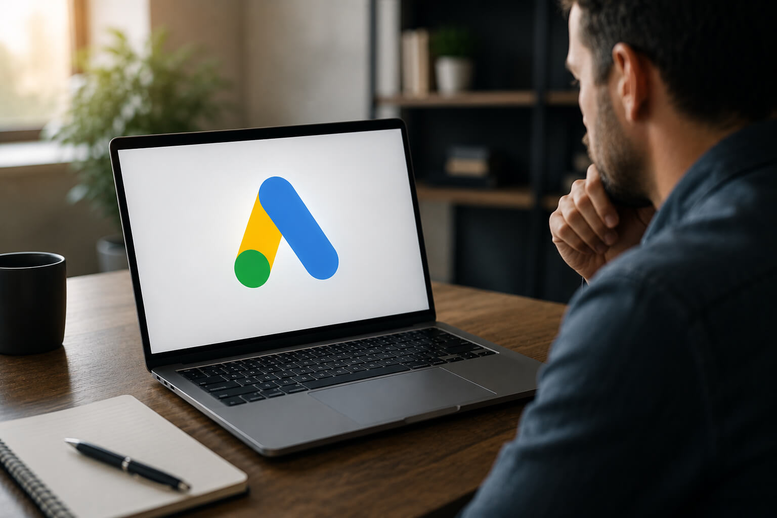 Business owner reviewing Google Ads performance to evaluate whether a Google Ads agency performance is good.